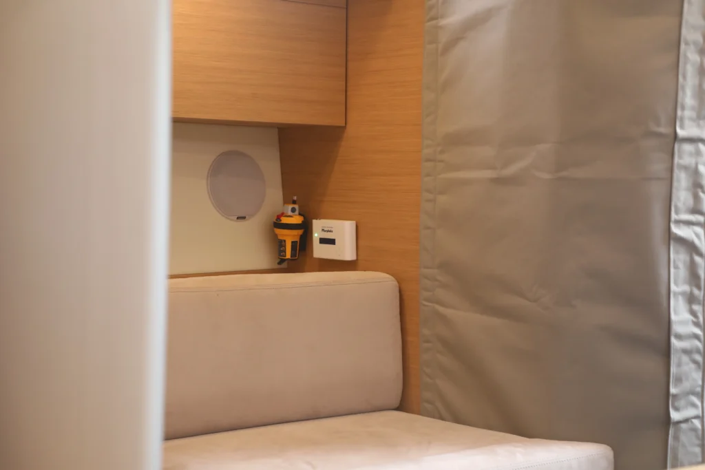 100db Audible Alarm Device attached to the wall